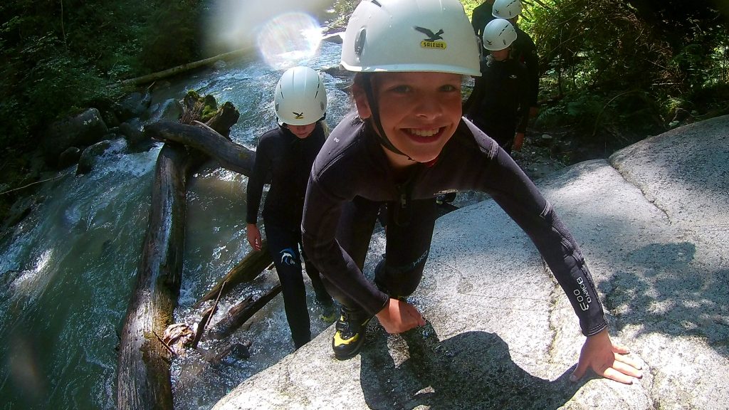 Family canyoning Linez